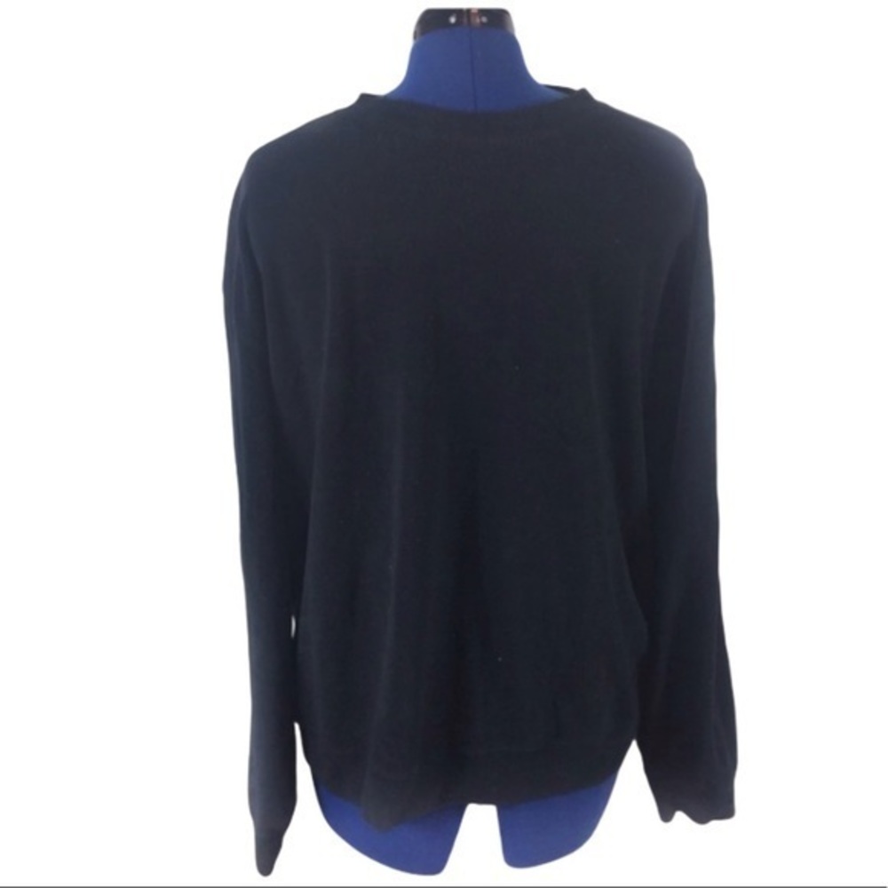 Callaway Golf Nordstrom XXL black fleece long‎ sleeve crew neck pull over shirt